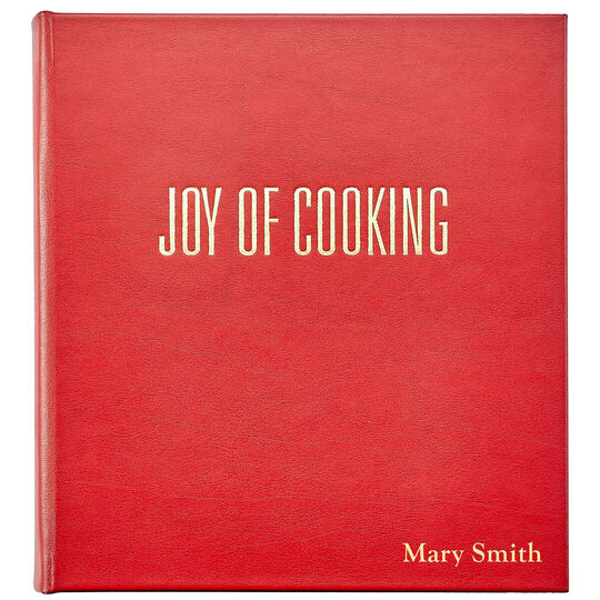 Joy of Cooking Personalized Leather Book